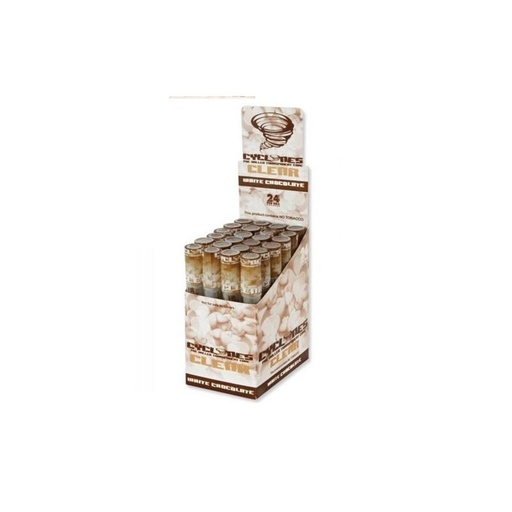 [CYC12849] Cyclones Cones Klear White Chocolate 1X