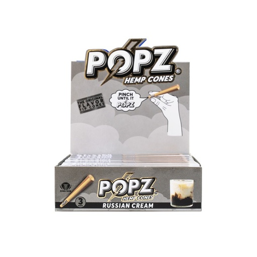 [KP1105] Display Box:Popz Cone Russian Cream 12 Display 3