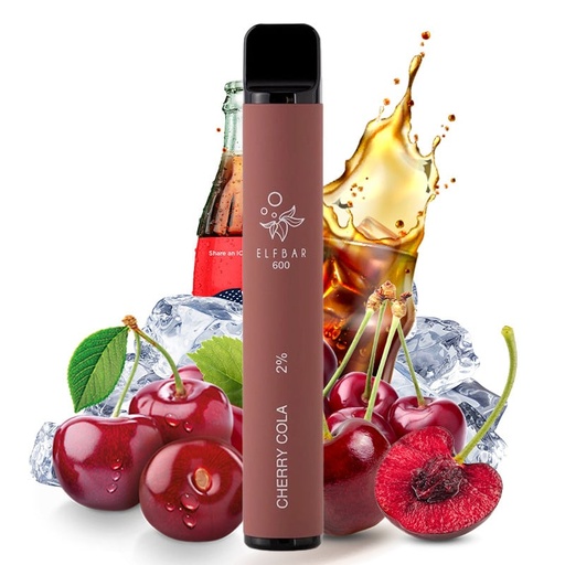 [99658929] Elfbar Disposable Elf600 v1 Cherry Cola 20mg