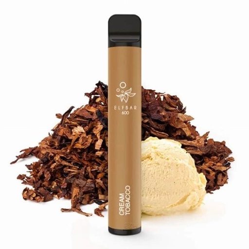 [99657651] Elfbar Disposable Elf600 v1 Cream Tobacco 20mg
