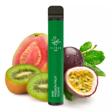 [99657640] Elfbar Disposable Elf600 v1 Kiwi Passion Fruit Guava 20mg
