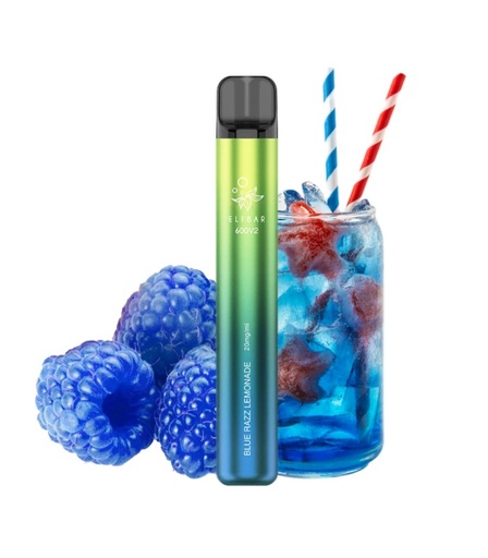 [6041976279882] Elfbar Disposable Elf600 v2 Blue Razz Lemonade 20mg