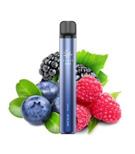 [123] Elfbar Disposable Elf600 v2 Blueberry Raspberry 20mg