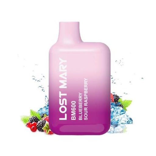 [6937643557773] Elfbar Disposable Lost Mary 600 Blueberry Sour Raspberry 20mg