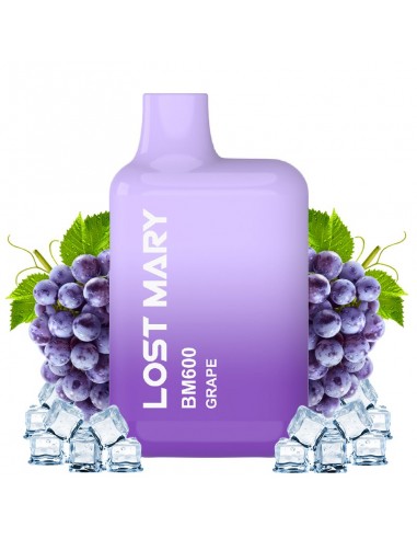 [6937643591463] Elfbar Disposable Lost Mary 600 Grape 20mg