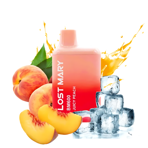 [99658921] Elfbar Disposable Lost Mary 600 Juicy Peach 20mg