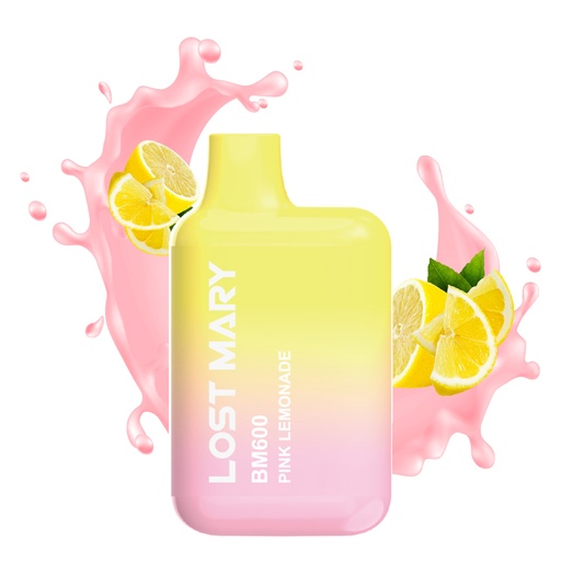[6937643557827] Elfbar Disposable Lost Mary 600 Pink Lemonade 20mg