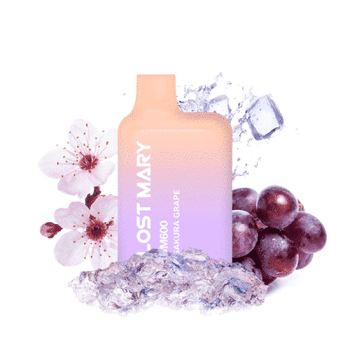 [6941976268787] Elfbar Disposable Lost Mary 600 Sakura Grape 20mg