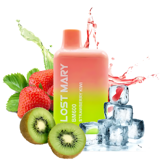 [6937643591531] Elfbar Disposable Lost Mary 600 Strawberry Kiwi 20mg