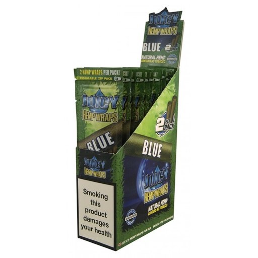 [JUI13622] Jays Hemp Wraps Blue Display