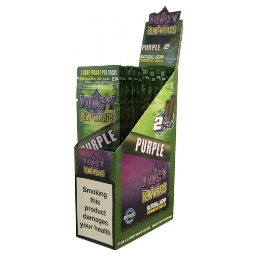 [JUI13625] Jays Hemp Wraps Purple Display