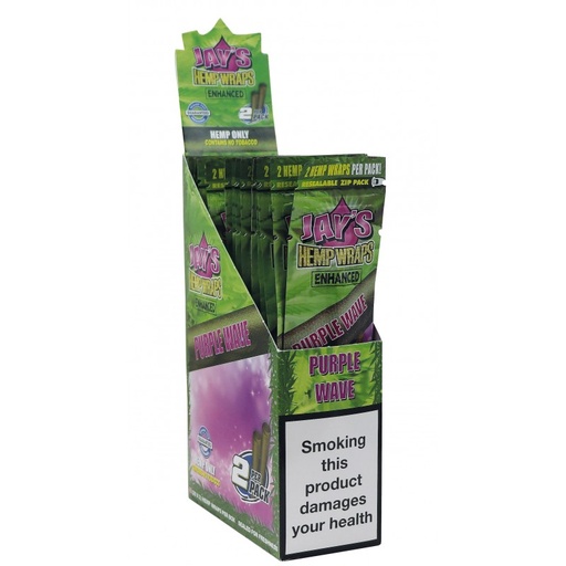 [JUI14234] Jays Hemp Wraps Purple Wave Display