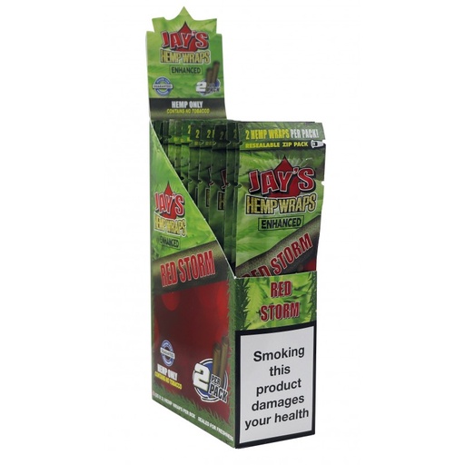 [JUI14233] Jays Hemp Wraps Red Storm Display