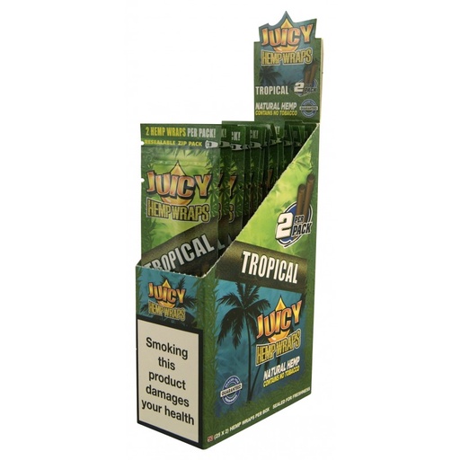 [JUI13627] Jays Hemp Wraps Tropical Display