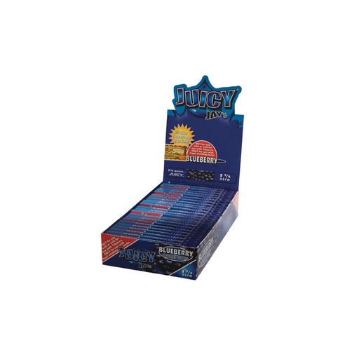[JUI 10063] Juicy Jays Rolling Paper 1 1/4 Blueberry Display