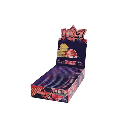 [JUI10079] Juicy Jays Rolling Paper 1 1/4 Bubble Gum Display