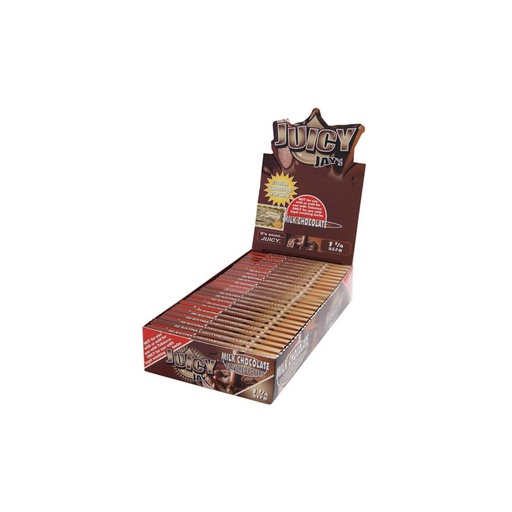 [JUI12037] Juicy Jays Rolling Paper 1 1/4 Milk Chocolate Display