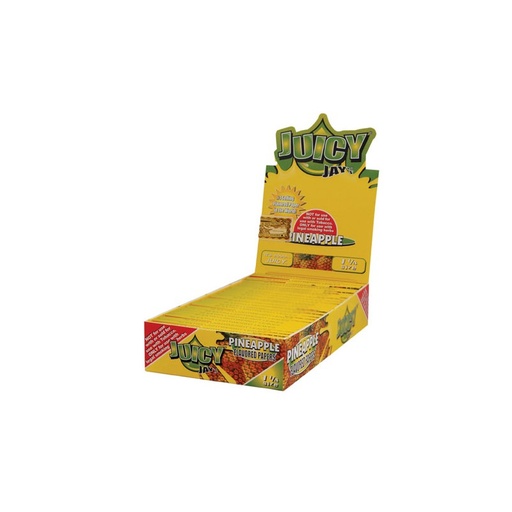 [JUI10743] Juicy Jays Rolling Paper 1 1/4 Pineapple Display