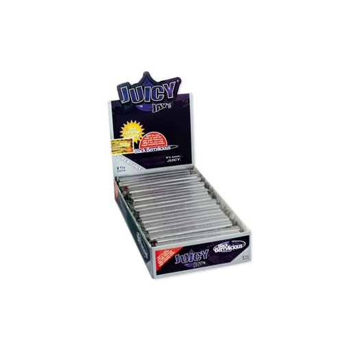 [JUI12562] Juicy Jays Rolling Paper Super Fine 1 1/4 Black Berrylicious Display