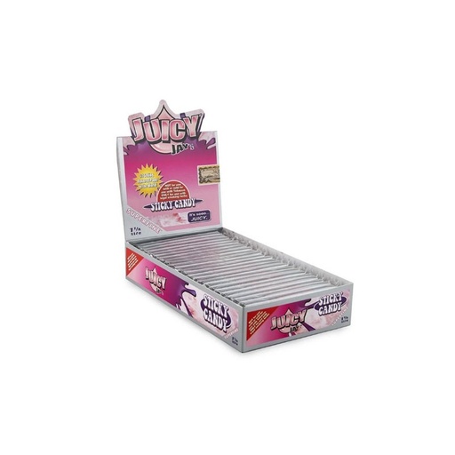 [JUI12801] Juicy Jays Rolling Paper Super Fine 1 1/4 Stick Candy Display