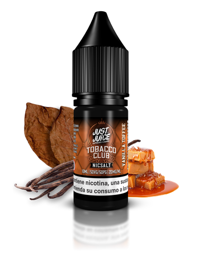 [99656462] Just Juice Nic Salt Tobacco Club Vainilla Tofee 20mg 10ml