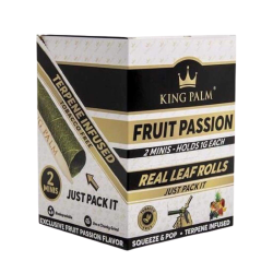 [KP 00912] King Palm Rolls Flavor Mini Fruit Passion x2 Display