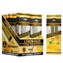 [KP00924] King Palm Rolls Flavor Mini Lemon Haze x2 Display