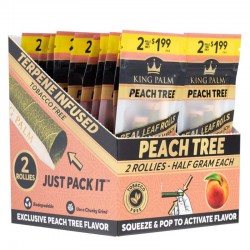 [KP01025] King Palm Rolls Flavor Rollie Peach Tree