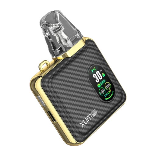 [99661103] Oxva Xlim Sq Pro Pod Kit Gold Carbon