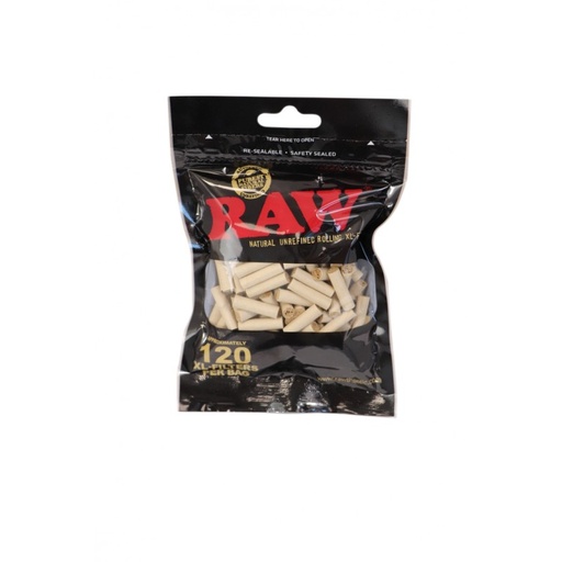[RAW14186] Raw Black Filt XL 6x20mm Bolsa 120 Unid