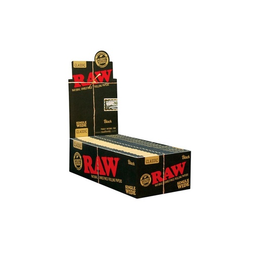 [RAW13939] Raw Black Single Wide (Double)25
