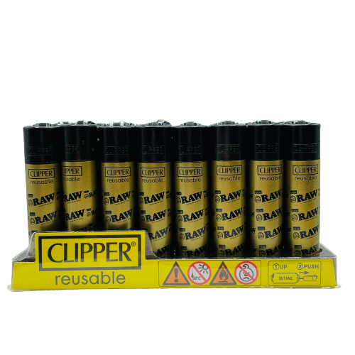 [RAW8103767] Raw Clipper Logo Dorado Display