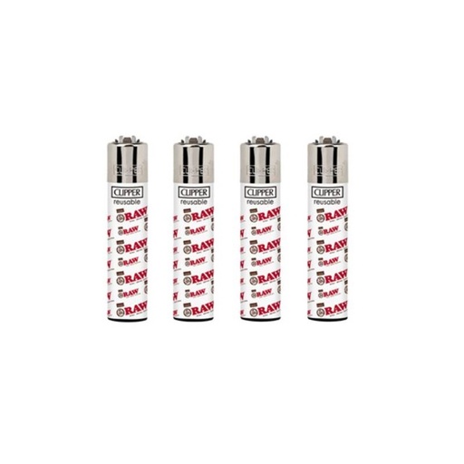 [RAW8082890] Raw Clipper Logo White Display
