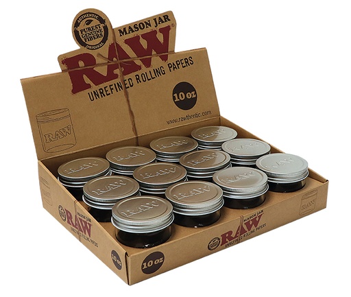 [RAW14495] RAW Jar Mason 10oz 295ml 12unid/display