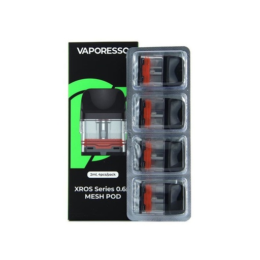 [99659079] Vaporesso Xros Series Mesh Pod Replacement 0.6ohm (Pack 4)