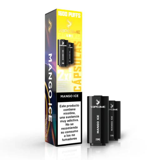 [capvap05] Capsulas 4 en 1 Mango Ice 2% Nicotina
