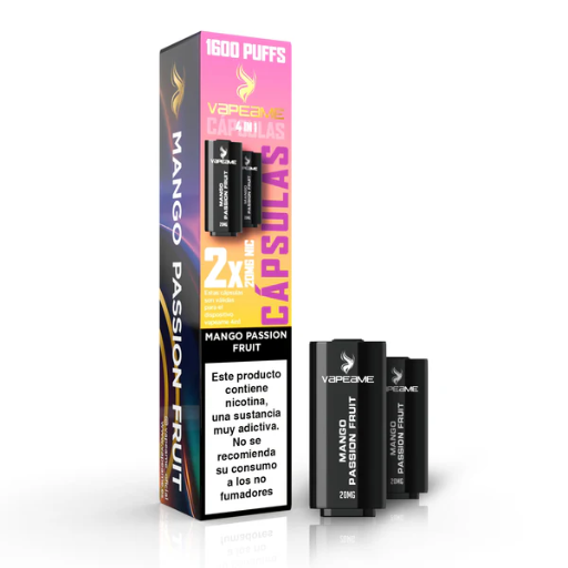 [capvap06] Capsulas 4 en 1Mango Passion Fruit 2% Nicotina