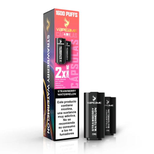 [capvap09] Capsulas 4 en 1Strawberry Watermelon 2% Nicotina