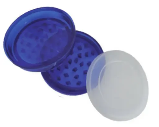 [GRIN007U] Grinder Plastico con Tapa 50mm