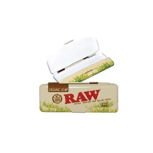[RAW12407] Raw Funda De Metal Organic 1 1/4  display 12und